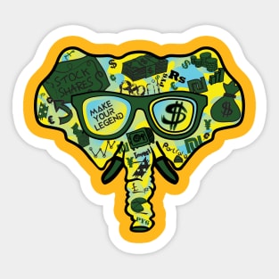 Make Your Legend Lee The Elephant Sticker